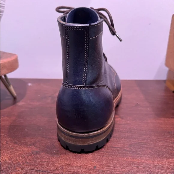 Truman Plain Toe 79 Last in Navy Horserump - Picture 9 of 15